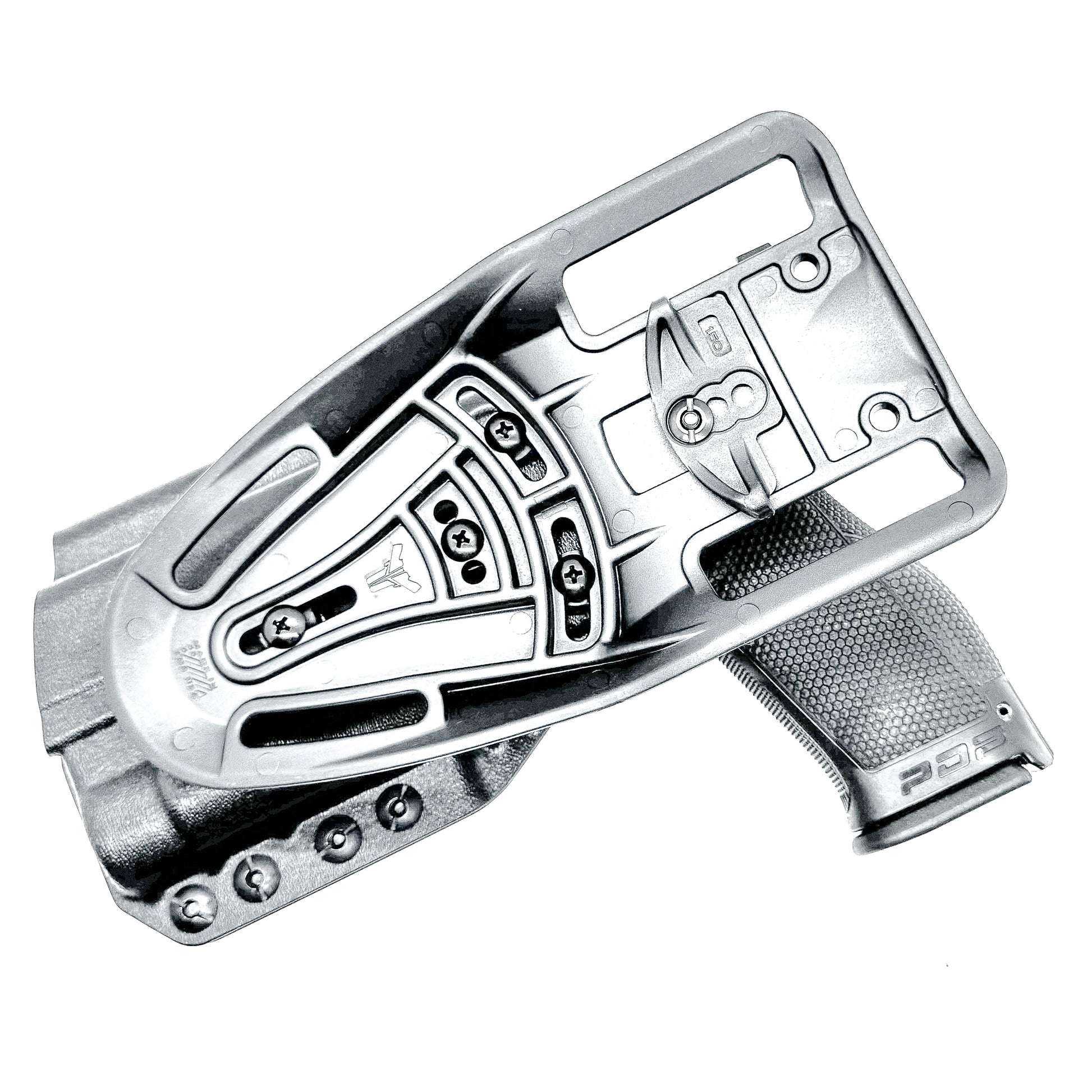 Outside Waistband light duty and competition style holster for the Walther PDP 4.5" pistol and Streamlight TLR-1 HL