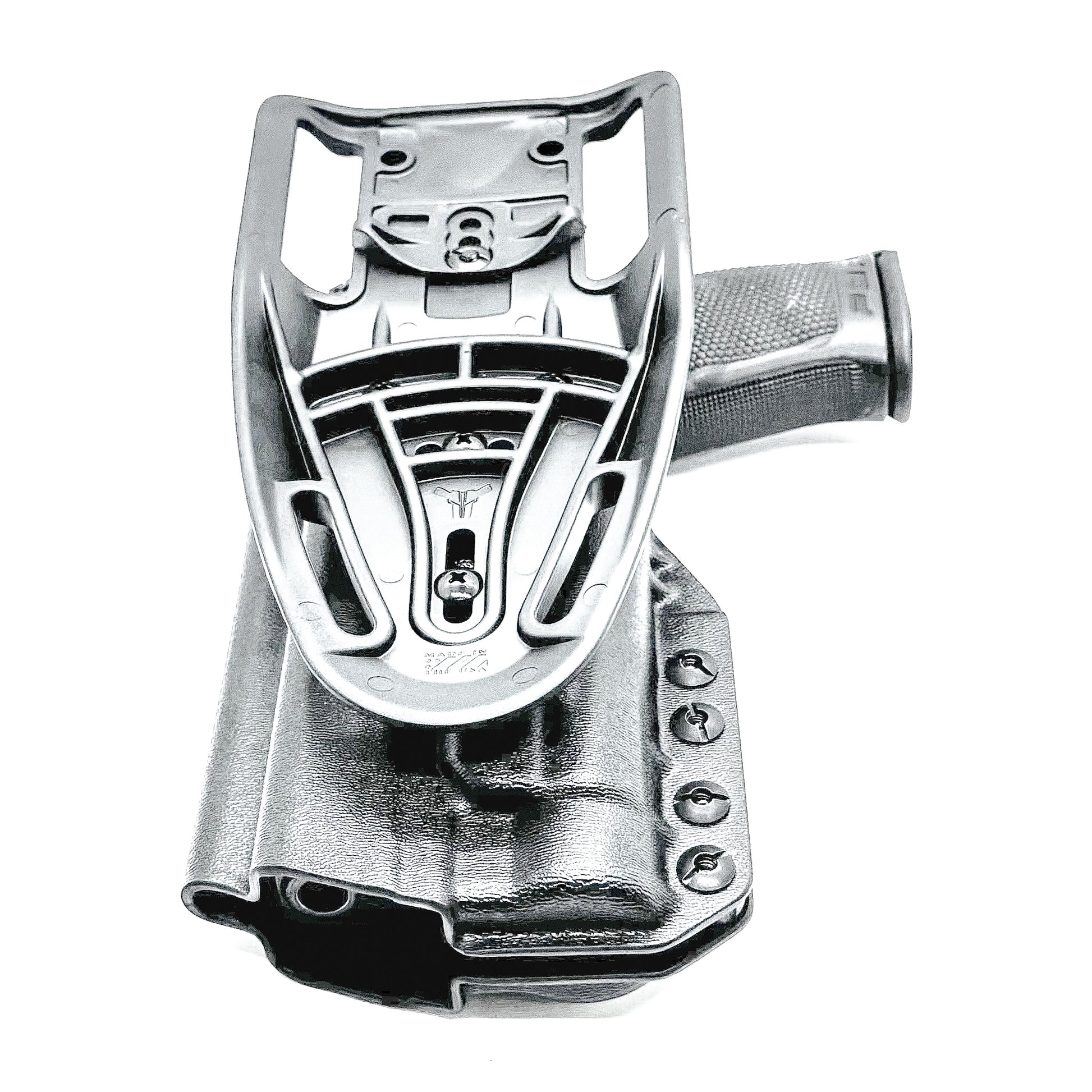 Outside Waistband light duty and competition style holster for the Walther PDP 4.5" pistol and Streamlight TLR-1 HL