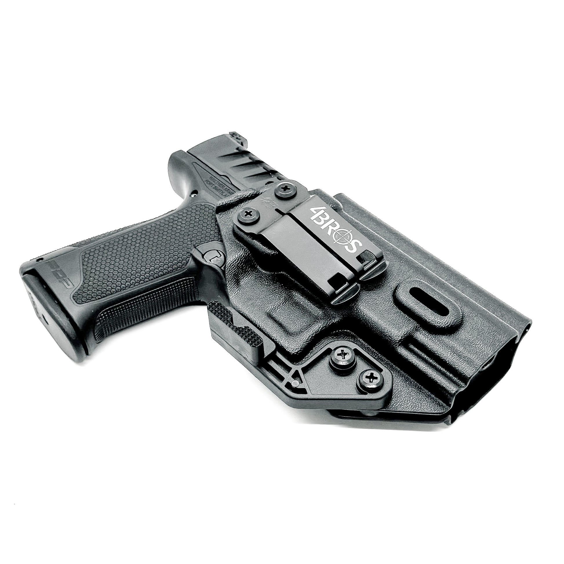 For the best, most comfortable, AIWB, IWB, Concealed Kydex Inside Waistband Holster for the Walther PDP 4" Full Size pistol, shop Four Brothers 4BROS holsters