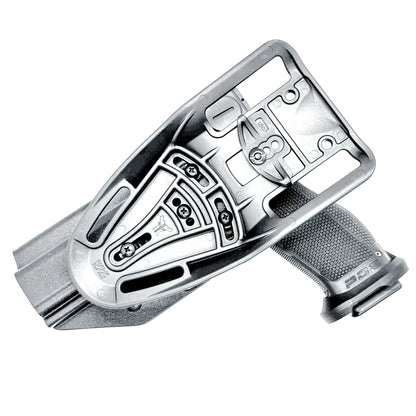 Walther Pro-X / PDP Pro-X PMM 4.6" Duty & Competition OWB Holster. Red dot ready, PMM compensator fit, Blade-Tech drop offset, .093" thermoplastic, Made in USA.