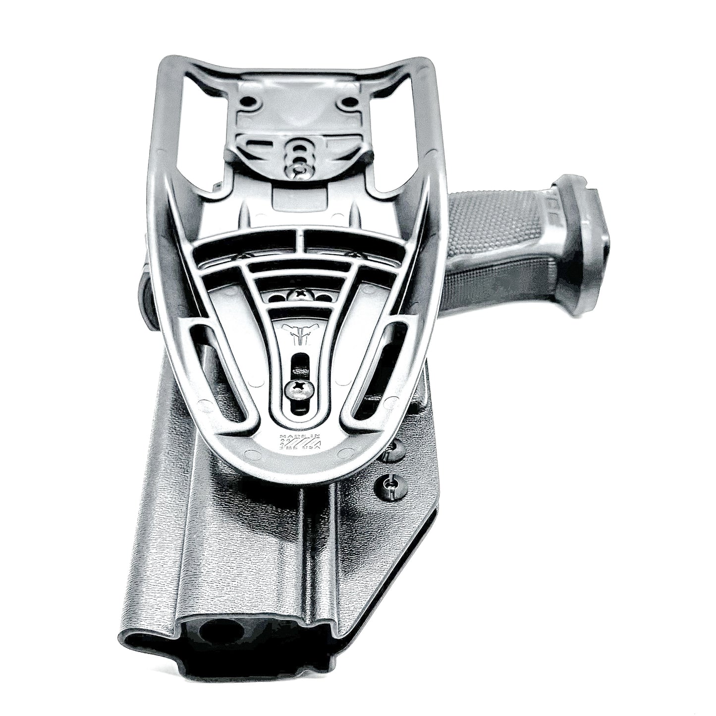 Walther Pro-X / PDP Pro-X PMM 4.6" Duty & Competition OWB Holster. Red dot ready, PMM compensator fit, Blade-Tech drop offset, .093" thermoplastic, Made in USA.