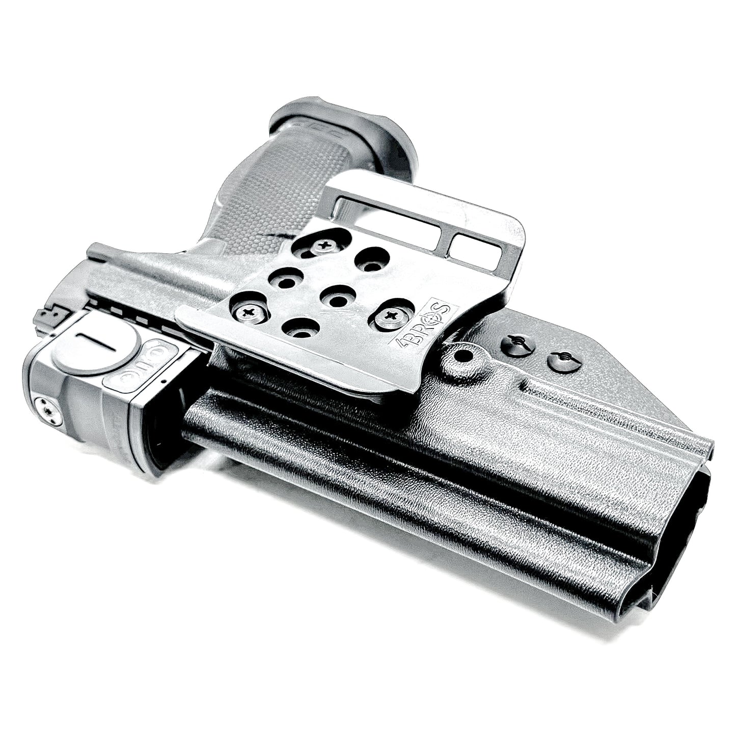 Walther Pro-X PMM 4.6" OWB holster with red dot cut — kydex outside waistband holster