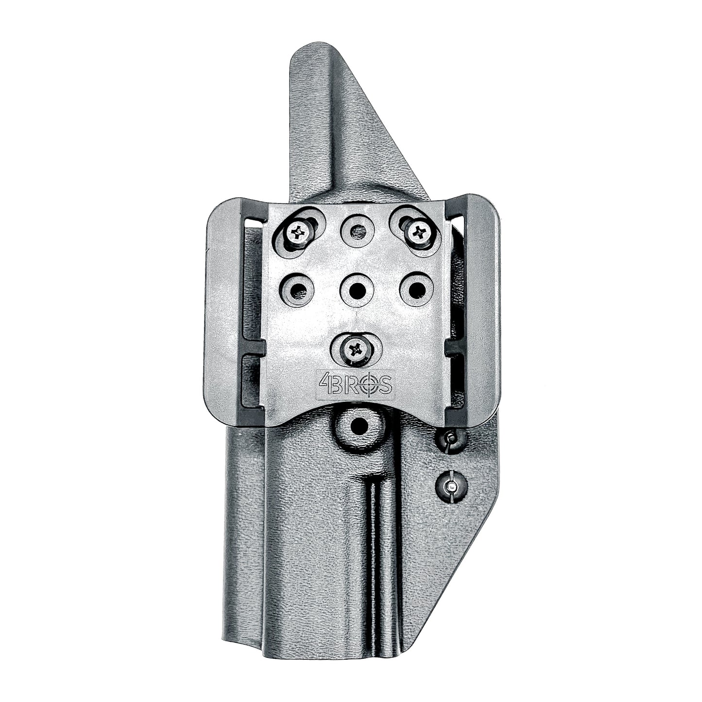 Walther Pro-X PMM 4.6" OWB holster with red dot cut — kydex outside waistband holster