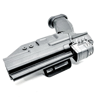 Walther Pro-X PMM 4.6" OWB holster with red dot cut — kydex outside waistband holster