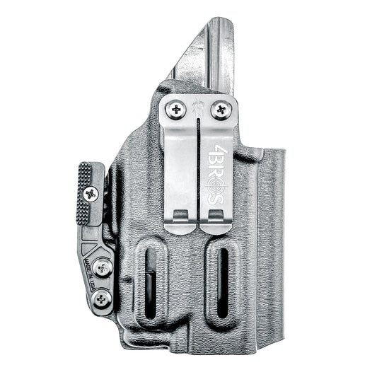 For the best concealed carry Inside Waistband IWB AIWB Holster for the Walther PDP 3.5" and 4" pistol & Streamlight TLR-7 A or X, shop Four Brothers Holsters.