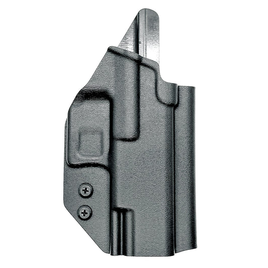 For the best, Outside Waistband OWB Kydex Holster designed to fit the Walther PDP & PDP F Series 3.5"  handgun, shop Four Brothers Holsters.  Full sweat guard, adjustable retention. Made in USA from .080" black thermoplastic for durability. Open muzzle for threaded barrels, cleared for red dot sights. 
