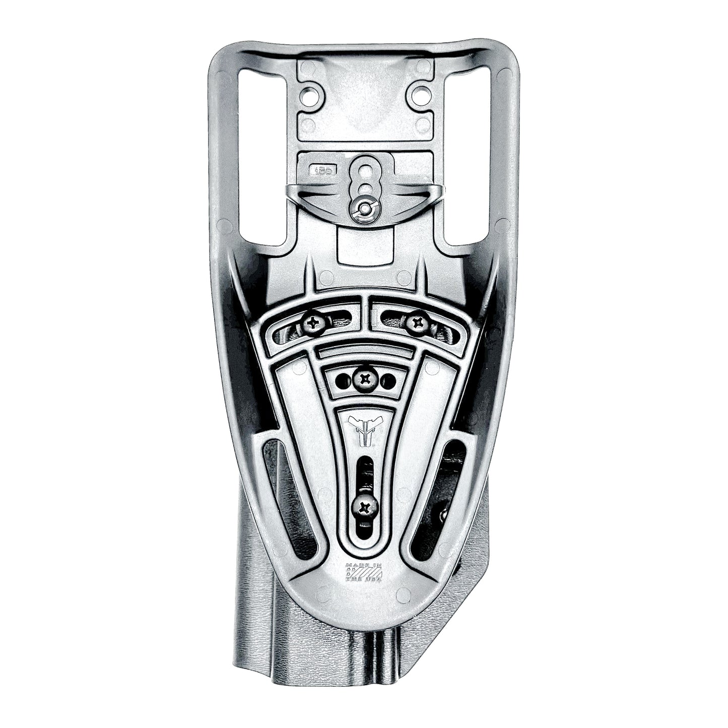 Black OWB Duty and Competition Holster with a Blade-Tech Duty Drop for the Walther PDP 4.5" pistol.