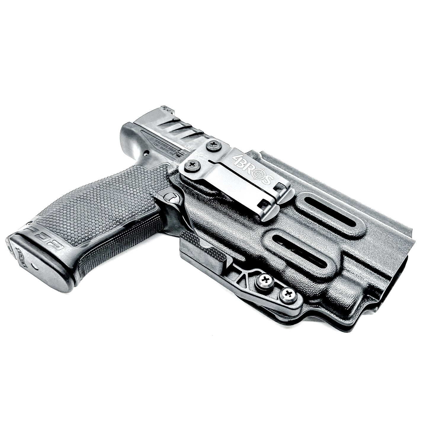 For the best IWB Kydex Inside Waistband Holster for the Walther PDP 4.5" Full-Size pistol & Streamlight TLR-7X, A or HL-X, shop Four Brothers Holsters  