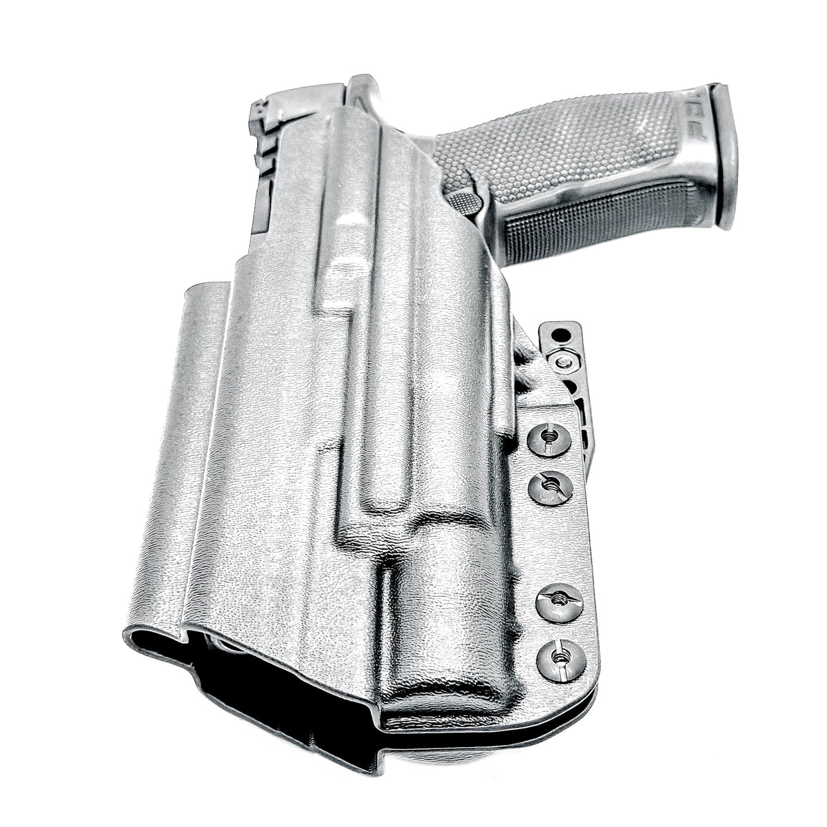Inside Waistband (IWB) holster for the Walther PDP 4.5" & 4.6” Full-Size & Pro SD pistols equipped with SureFire X300 weapon light. Made in USA.
