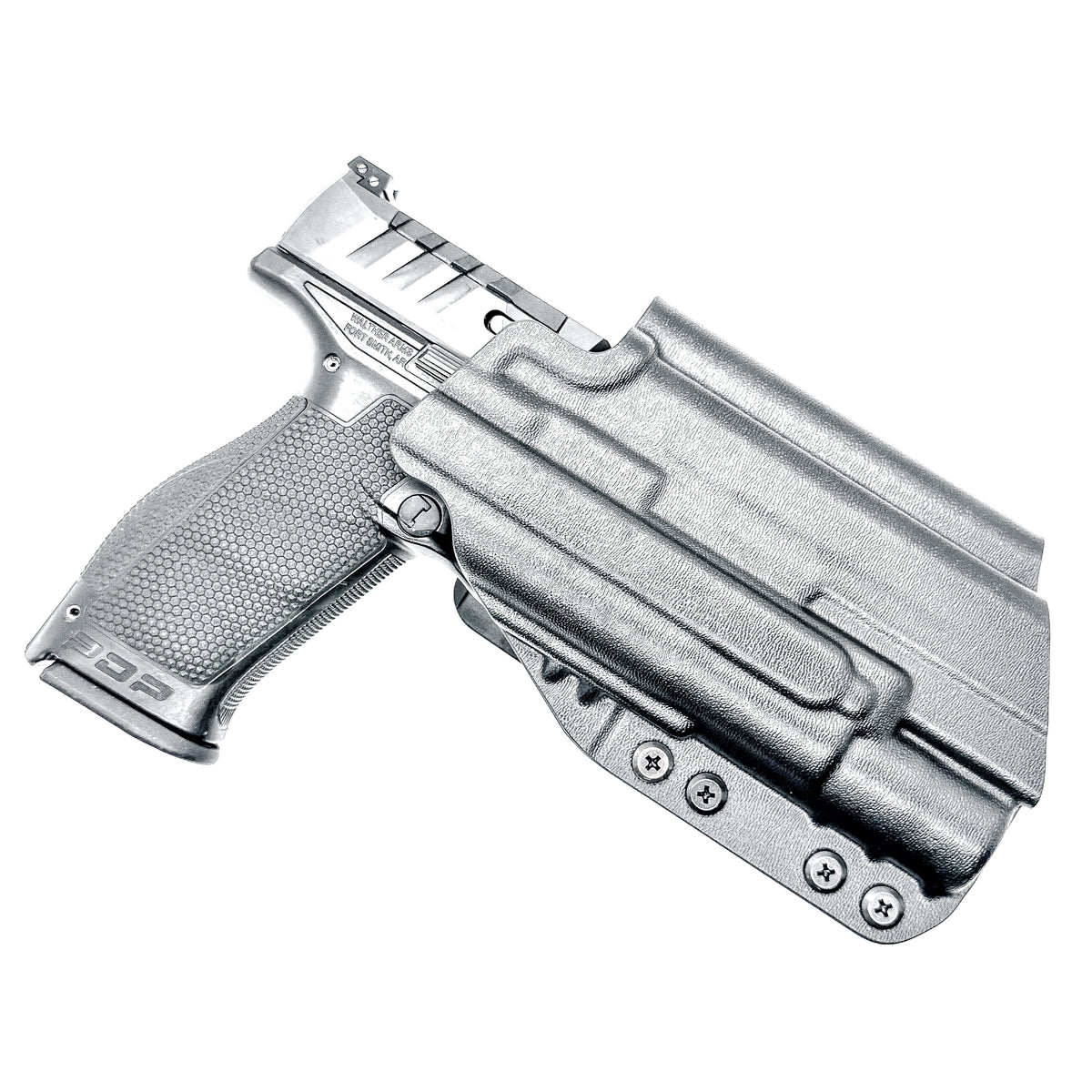 Outside Waistband (OWB) Holster for the Walther PDP 4.5" or 4.6" Full-Size and Pro SD pistols equipped with SureFIre X300 weapon light.  Made in the USA.