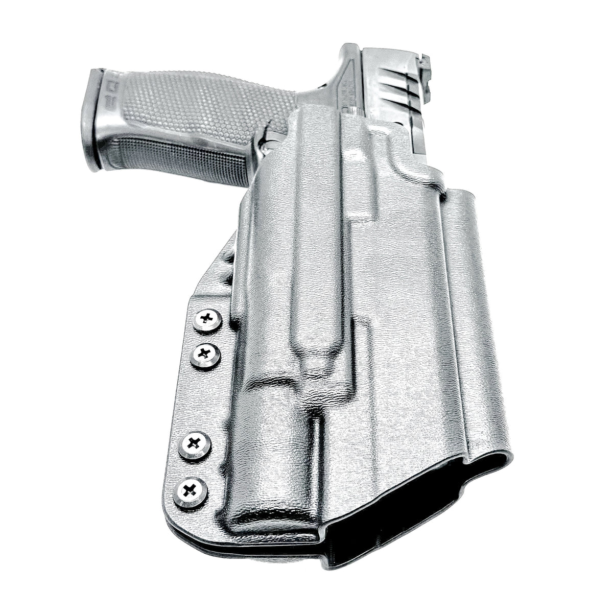 Outside Waistband (OWB) Holster for the Walther PDP 4.5" or 4.6" Full-Size and Pro SD pistols equipped with SureFIre X300 weapon light.  Made in the USA.