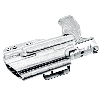 Outside Waistband (OWB) Holster for the Walther PDP 4.5" or 4.6" Full-Size and Pro SD pistols equipped with SureFIre X300 weapon light.  Made in the USA.