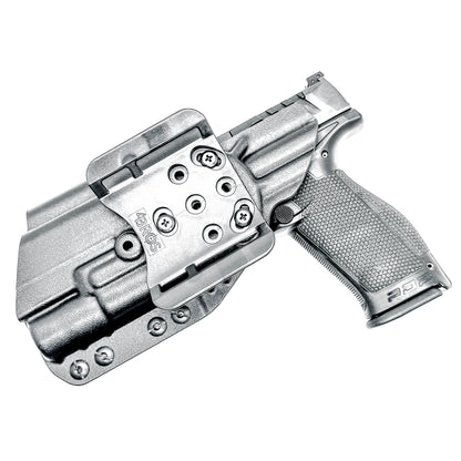 Outside Waistband (OWB) Holster for the Walther PDP 4.5" or 4.6" Full-Size and Pro SD pistols equipped with SureFIre X300 weapon light.  Made in the USA.