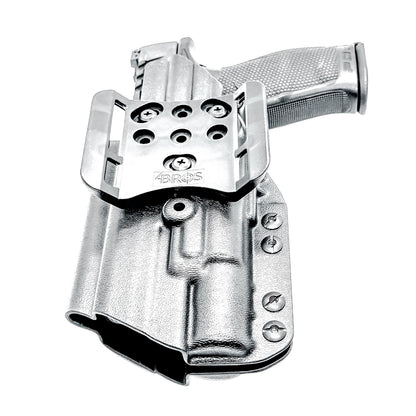 Outside Waistband (OWB) Holster for the Walther PDP 4.5" or 4.6" Full-Size and Pro SD pistols equipped with SureFIre X300 weapon light.  Made in the USA.