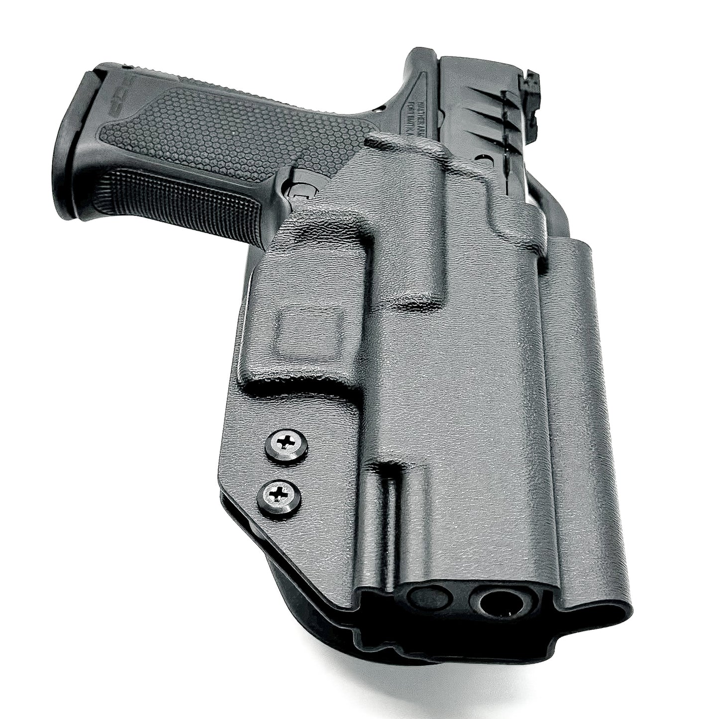 For the best OWB Walther PDP 4" Full-Size, Compact 4", PDP F Series 4", and PDP F Series 3.5" pistols Competition Holster, shop Four Brothers 4BROS Holsters. 