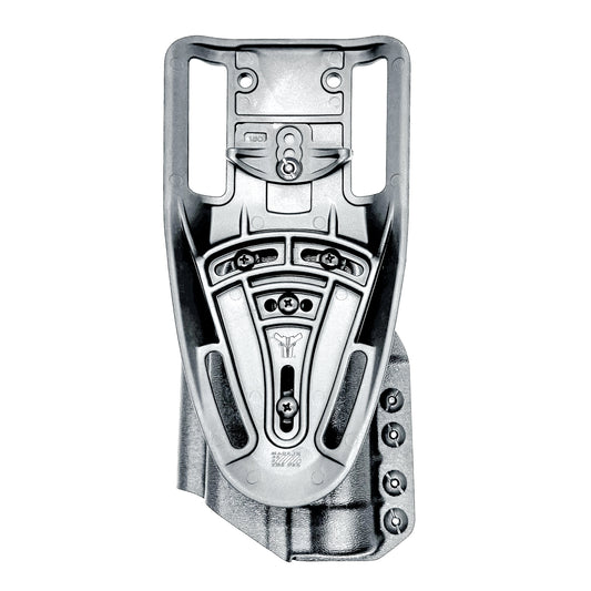 Black Duty & Competition OWB Holster for the Walther PDP 4" with TLR-1 HL light and Duty Drop attachment.