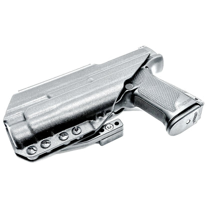 Inside Waistband Holster for the PDP 4" with the TLR-1 HL light shown in black with a DCC monoblock and a modwing.