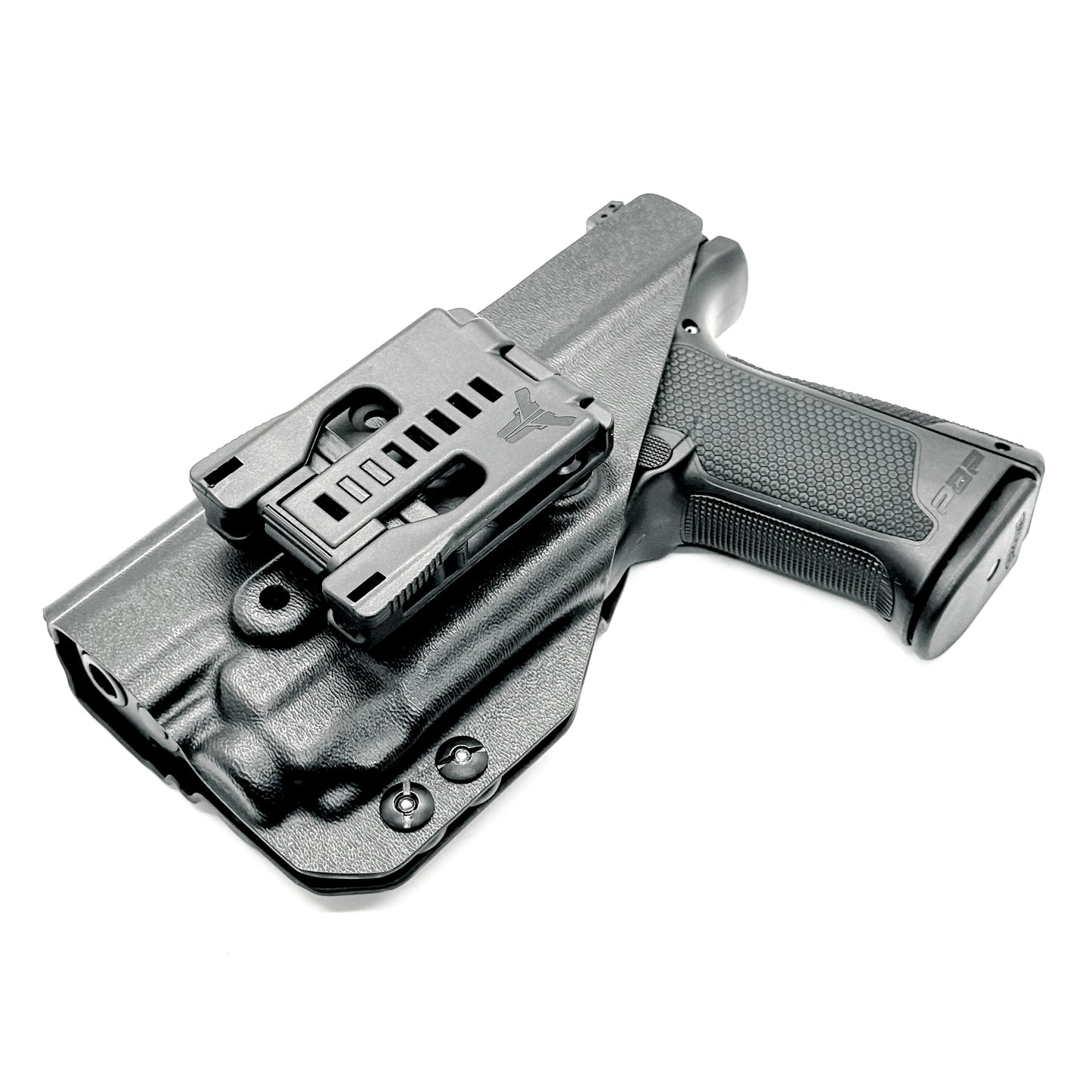 For the best Outside Waistband Taco Style Holster designed to fit the Walther PDP 4" Full-Size pistol with the Streamlight TLR-8 mounted on the firearm, shop Four Brothers Holsters. Cut for red dot sight, full sweat guard, adjustable retention & open muzzle for threaded barrels & compensators. 