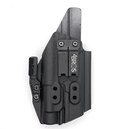 For the best Inside Waistband IWB AIWB Holster for the Walther PDP 4.5" Full-Size pistol with the Streamlight TLR-1 HL shop Four Brothers 4BROS Holsters.