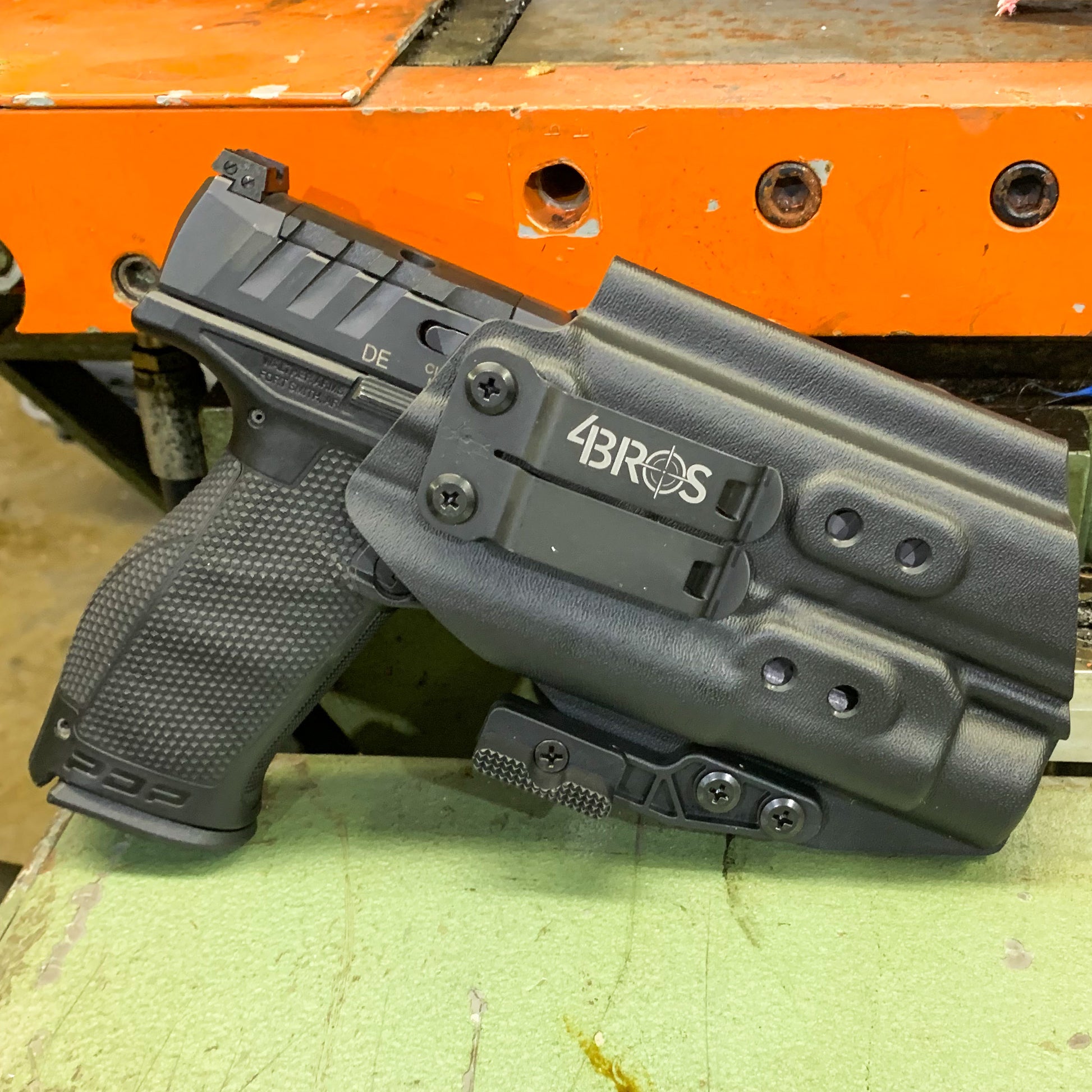 For the best Inside Waistband IWB AIWB Holster for the Walther PDP 4.5" Full-Size pistol with the Streamlight TLR-1 HL shop Four Brothers 4BROS Holsters.