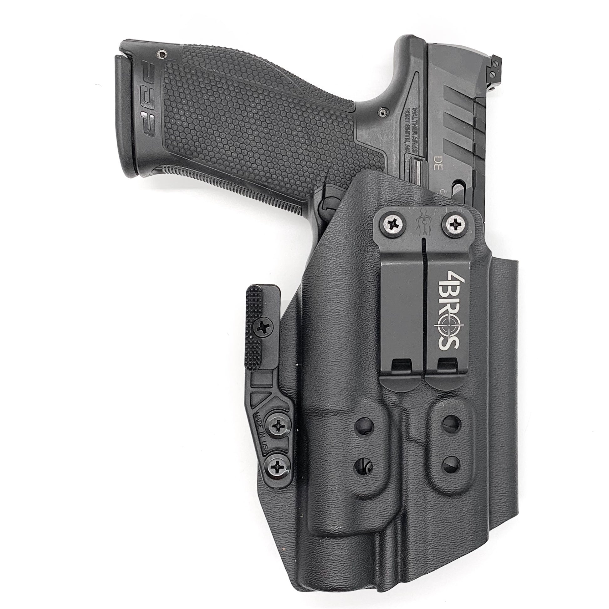 For the best Inside Waistband IWB AIWB Holster for the Walther PDP 4.5" Full-Size pistol with the Streamlight TLR-1 HL shop Four Brothers 4BROS Holsters.