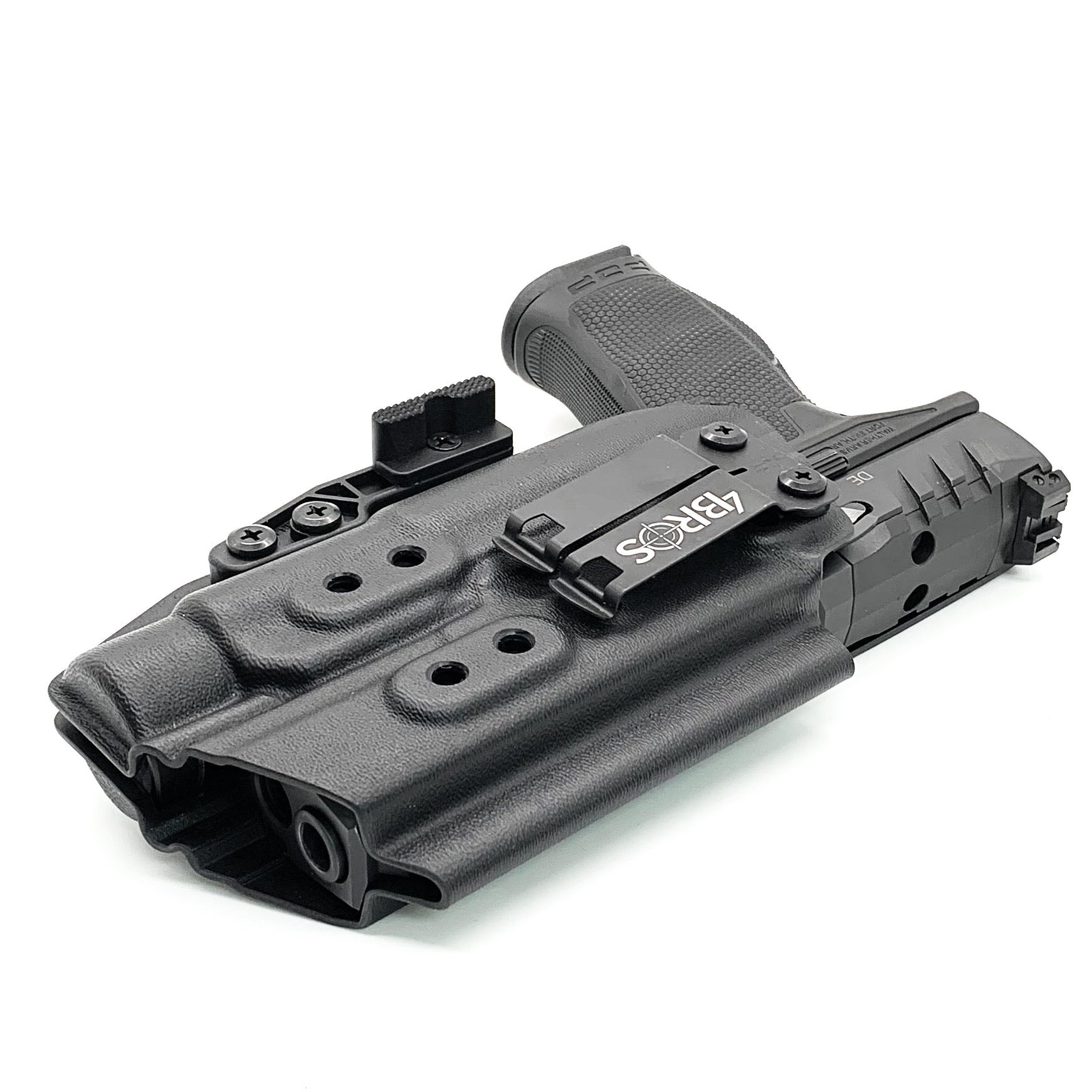 For the best Inside Waistband IWB AIWB Holster for the Walther PDP 4.5" Full-Size pistol with the Streamlight TLR-1 HL shop Four Brothers 4BROS Holsters.