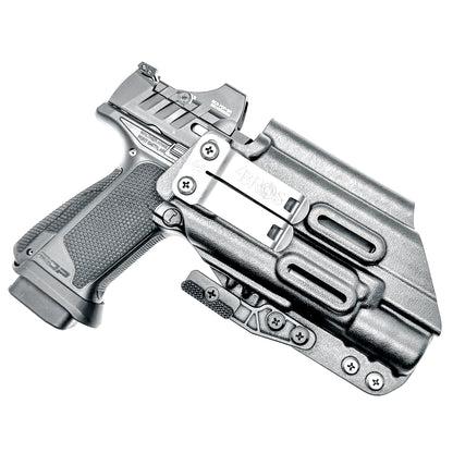 Inside Waistband (IWB) holster for the Walther PDP 3.5" & 4" pistols equipped with SureFire X300 weapon light. Made in USA.