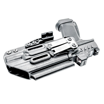 Inside Waistband (IWB) holster for the Walther PDP 3.5" & 4" pistols equipped with SureFire X300 weapon light. Made in USA.