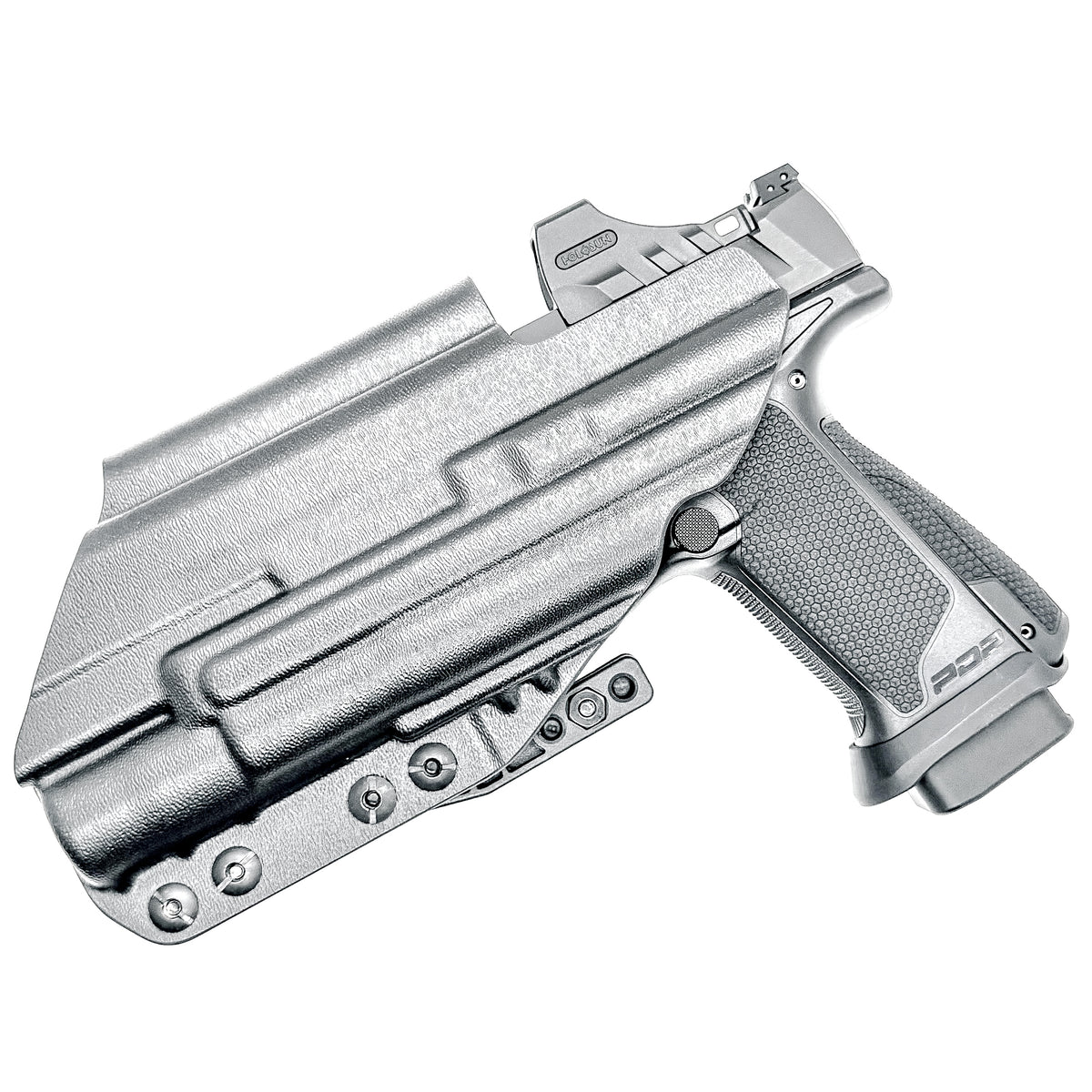Inside Waistband (IWB) holster for the Walther PDP 3.5" & 4" pistols equipped with SureFire X300 weapon light. Made in USA.