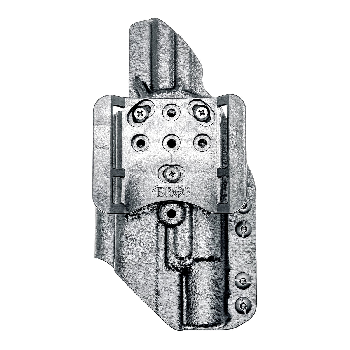 Outside Waistband (OWB) Holster for the Walther PDP 3.5" & 4" pistols equipped with SureFIre X300 weapon light.  Made in the USA.