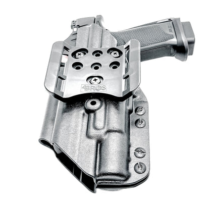 Outside Waistband (OWB) Holster for the Walther PDP 3.5" & 4" pistols equipped with SureFIre X300 weapon light.  Made in the USA.