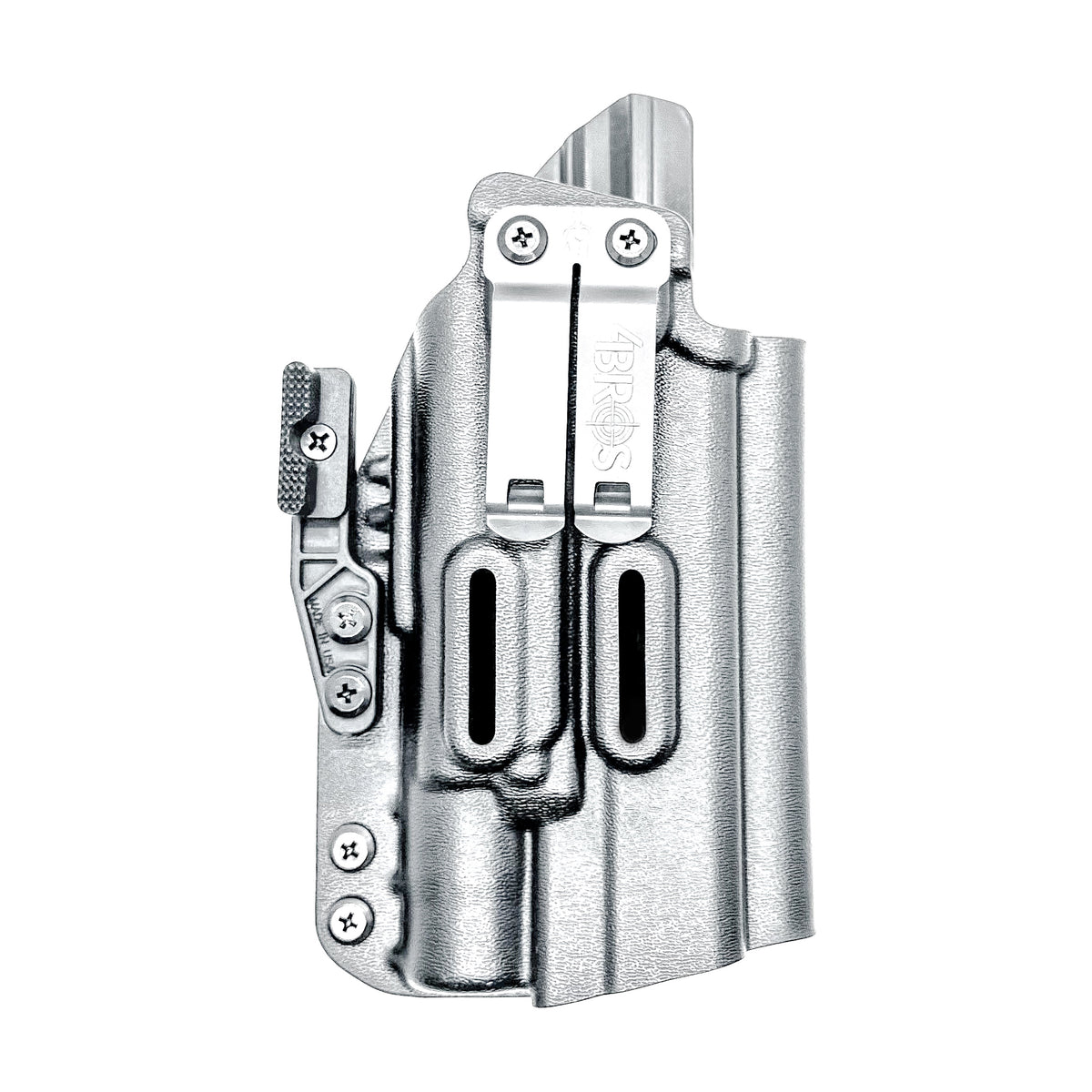 Inside Waistband (IWB) holster for the Walther PDP 5” and 5.1” Full-Size & Pro SD pistols equipped with SureFire X300 weapon light. Made in USA.