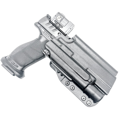 Outside Waistband (OWB) Holster for the Walther PDP 5" & 5.1" Full-Size and Pro SD pistols equipped with SureFIre X300 weapon light.  Made in the USA.