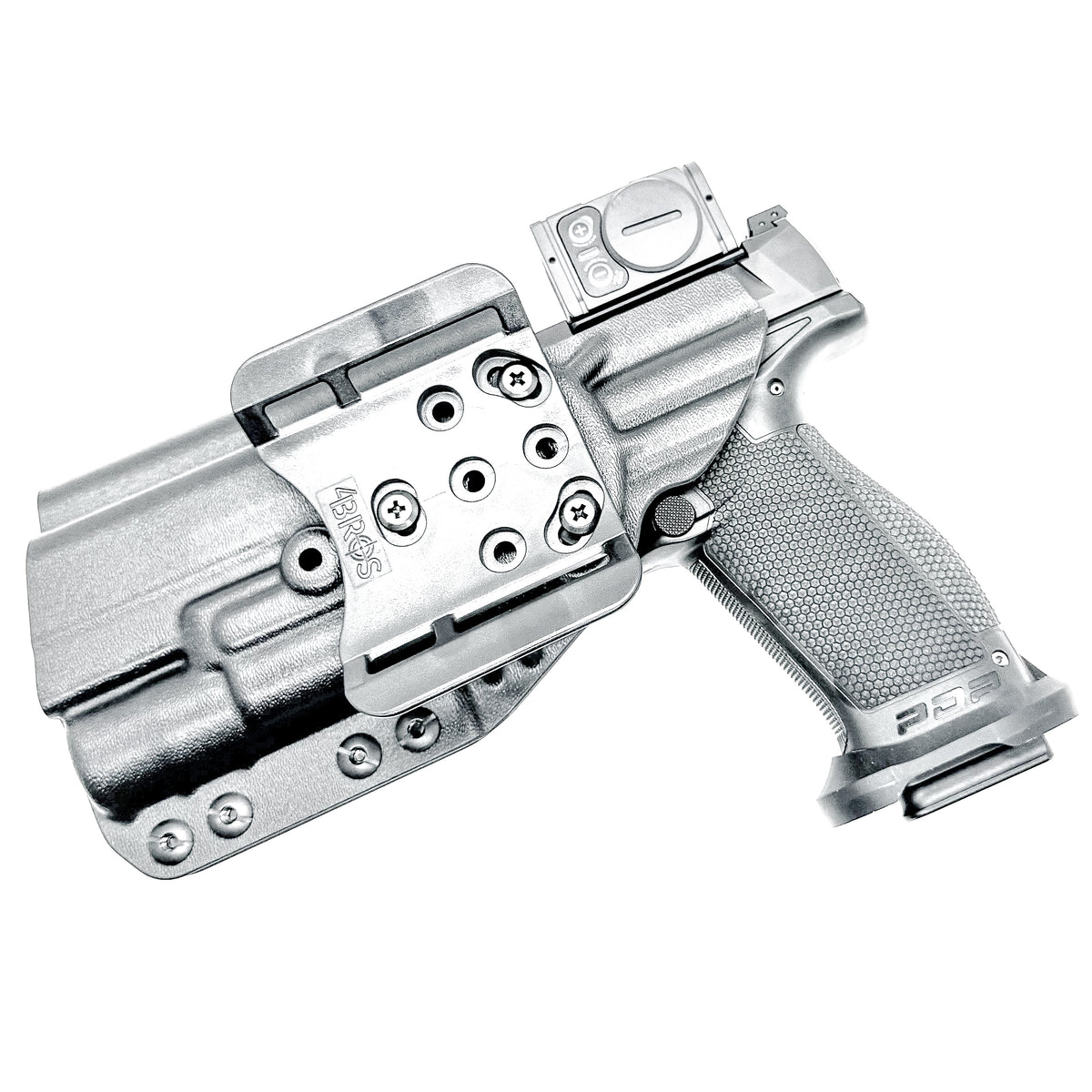 Outside Waistband (OWB) Holster for the Walther PDP 5" & 5.1" Full-Size and Pro SD pistols equipped with SureFIre X300 weapon light.  Made in the USA.