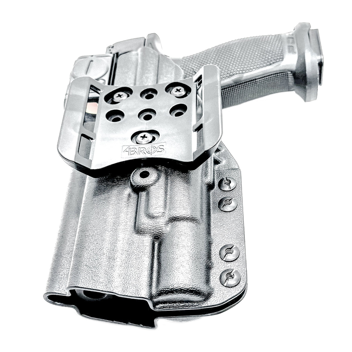 Outside Waistband (OWB) Holster for the Walther PDP 5" & 5.1" Full-Size and Pro SD pistols equipped with SureFIre X300 weapon light.  Made in the USA.
