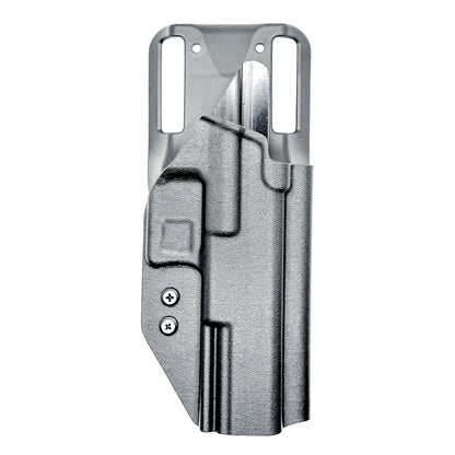 Black OWB Duty and Competition Holster with a Blade-Tech Duty Drop for the Walther PDP 5" pistol.