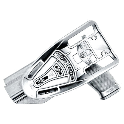 Black OWB Duty and Competition Holster with a Blade-Tech Duty Drop for the Walther PDP 5" pistol.