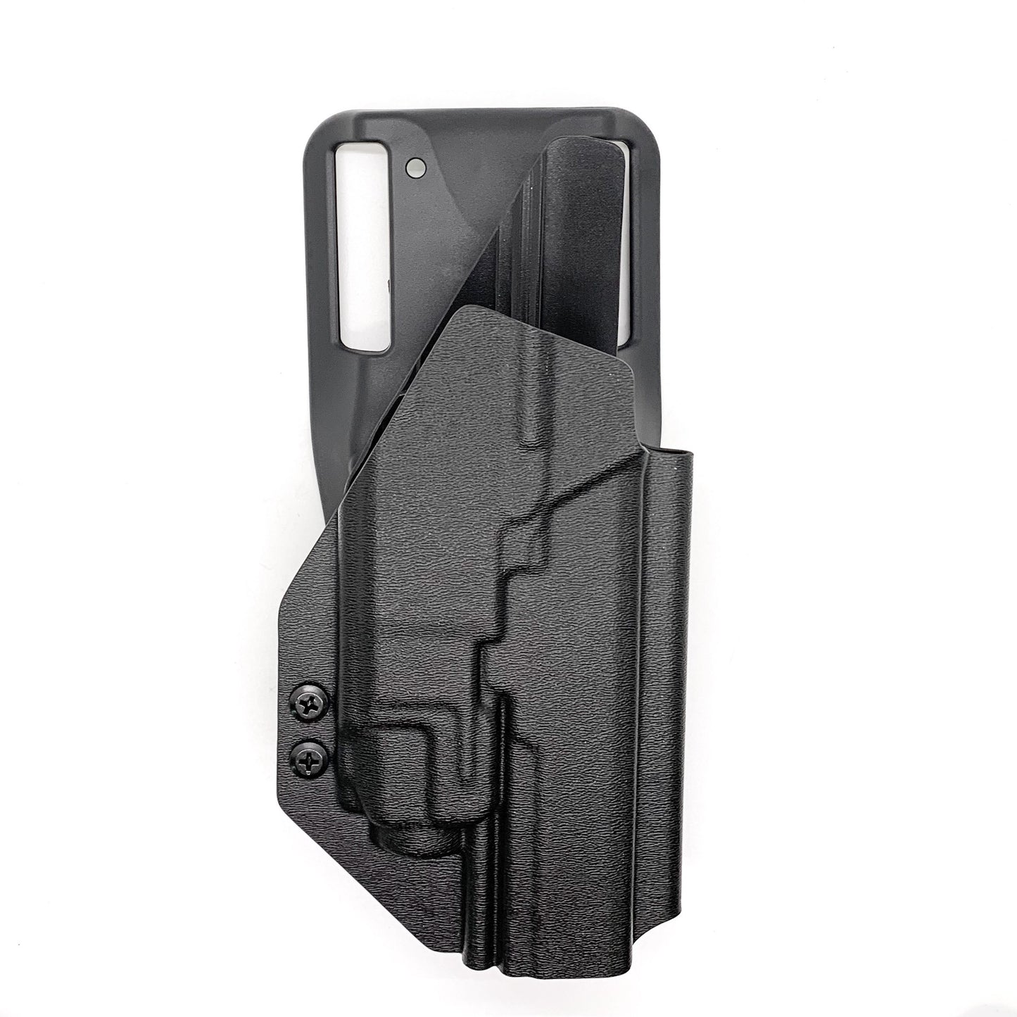 For the best OWB Walther PDP 5" Full-Size, Compact 5", PDP Pro SD 4.5" & 5.1" & Streamlight TLR-8 A Competition Holster, shop Four Brothers Holsters.