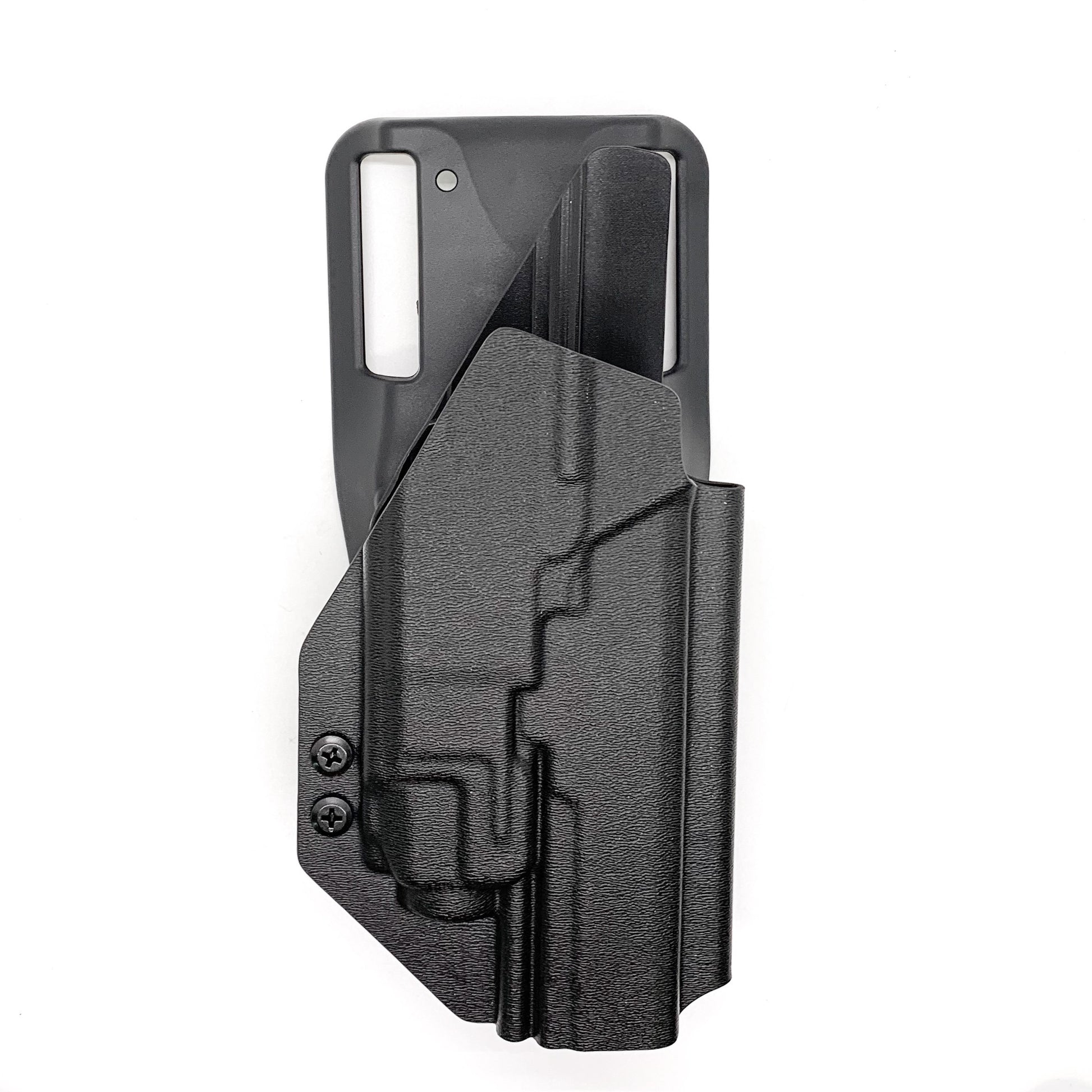 For the best OWB Walther PDP 5" Full-Size, Compact 5", PDP Pro SD 4.5" & 5.1" & Streamlight TLR-8 A Competition Holster, shop Four Brothers Holsters.