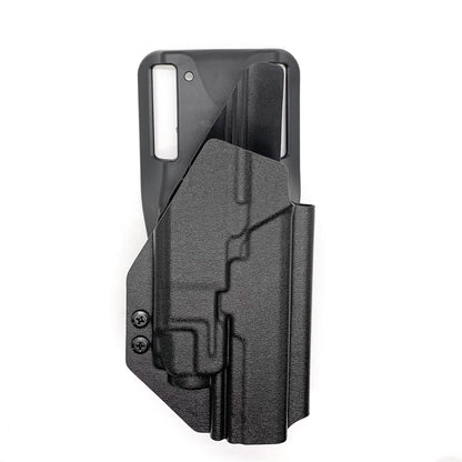 For the best OWB Walther PDP 5" Full-Size, Compact 5", PDP Pro SD 4.5" & 5.1" & Streamlight TLR-8 A Competition Holster, shop Four Brothers Holsters.