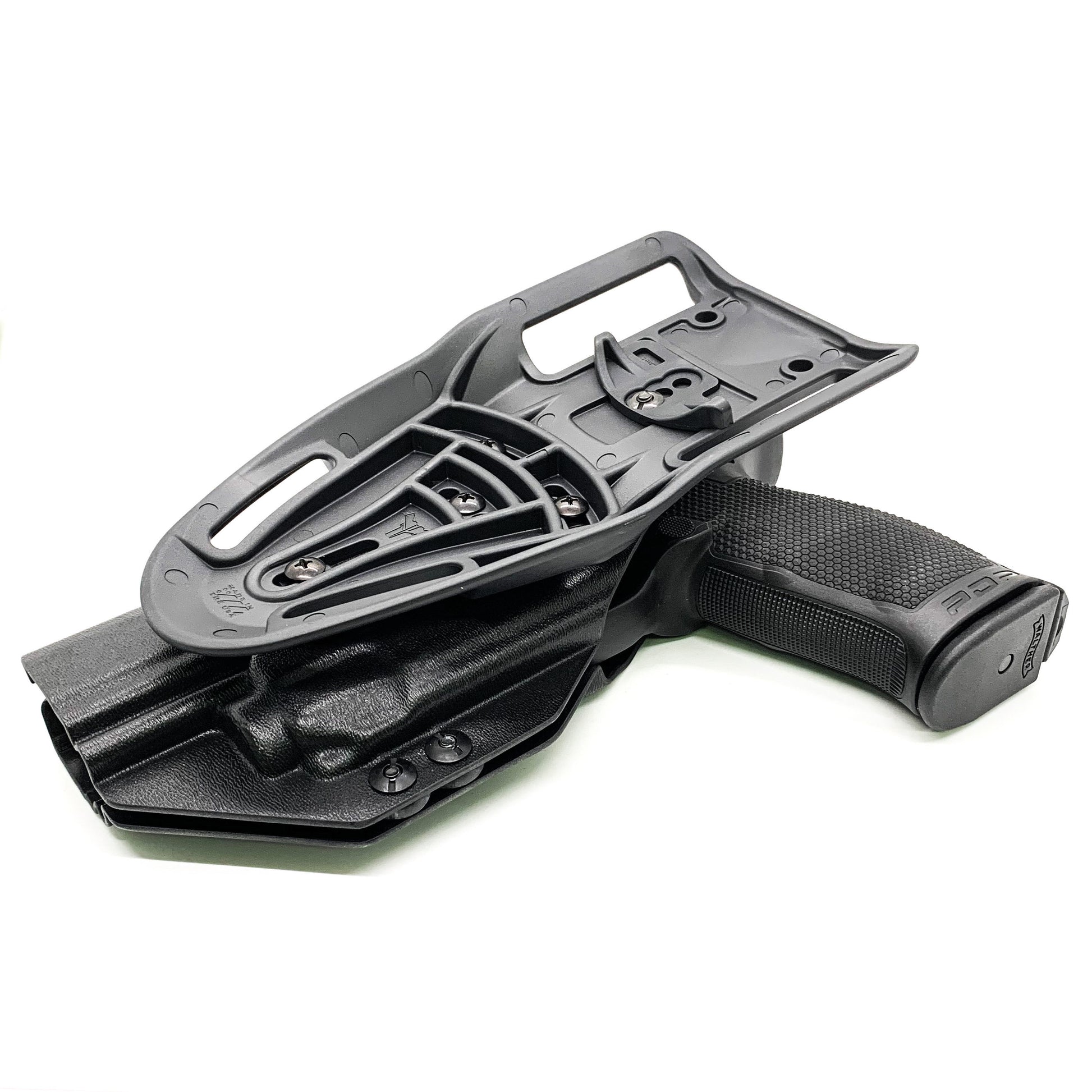 For the best OWB Walther PDP 5" Full-Size, Compact 5", PDP Pro SD 4.5" & 5.1" & Streamlight TLR-8 A Competition Holster, shop Four Brothers Holsters.
