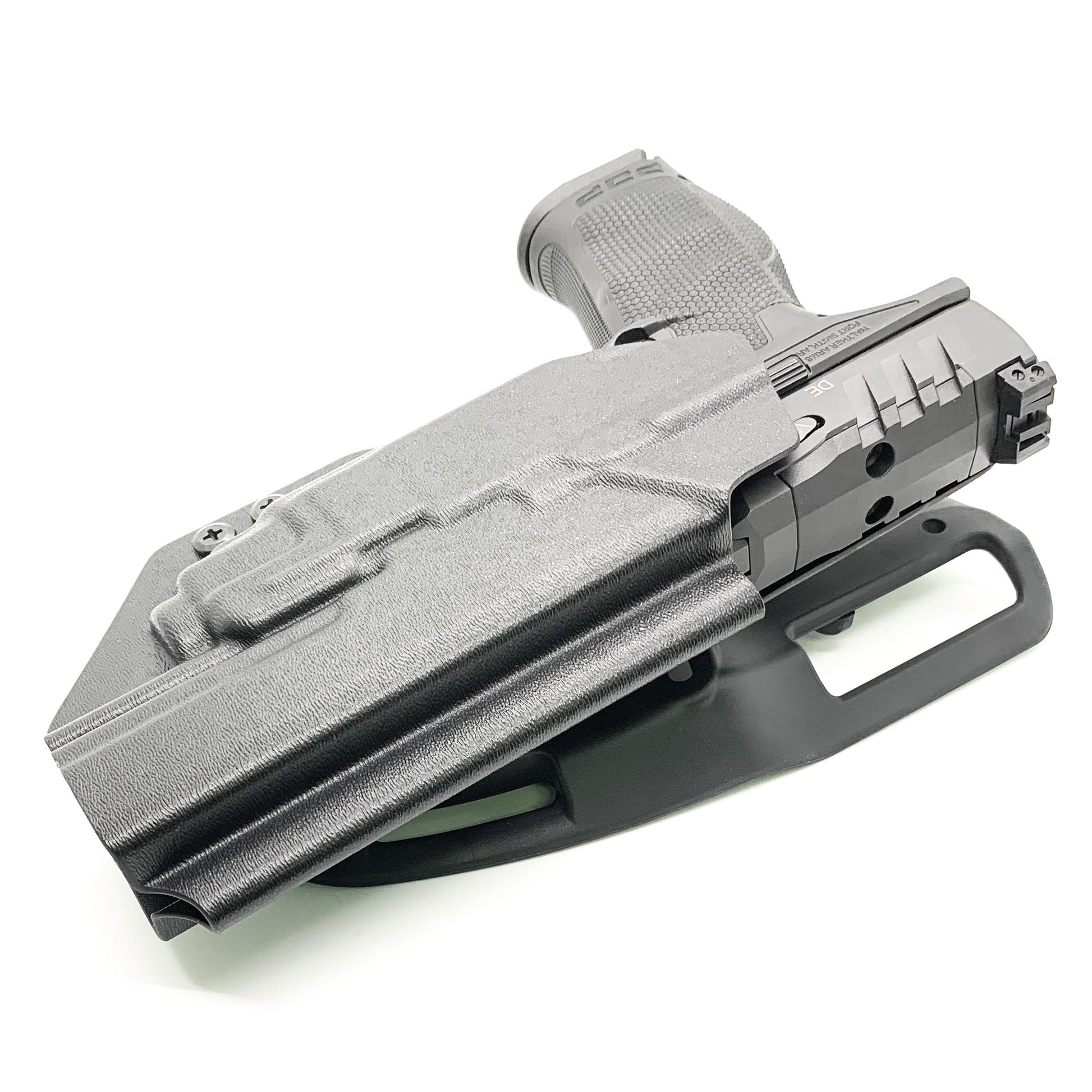 For the best OWB Walther PDP 5" Full-Size, Compact 5", PDP Pro SD 4.5" & 5.1" & Streamlight TLR-8 A Competition Holster, shop Four Brothers Holsters.