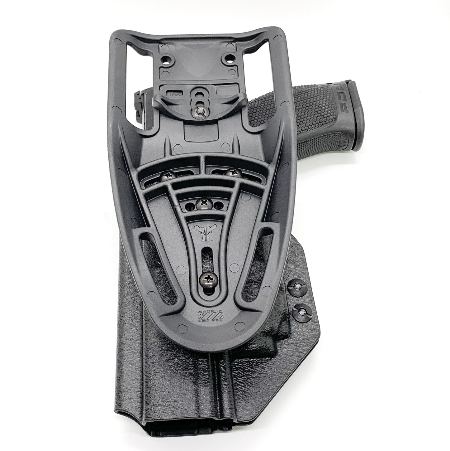 For the best OWB Walther PDP 5" Full-Size, Compact 5", PDP Pro SD 4.5" & 5.1" & Streamlight TLR-8 A Competition Holster, shop Four Brothers Holsters.