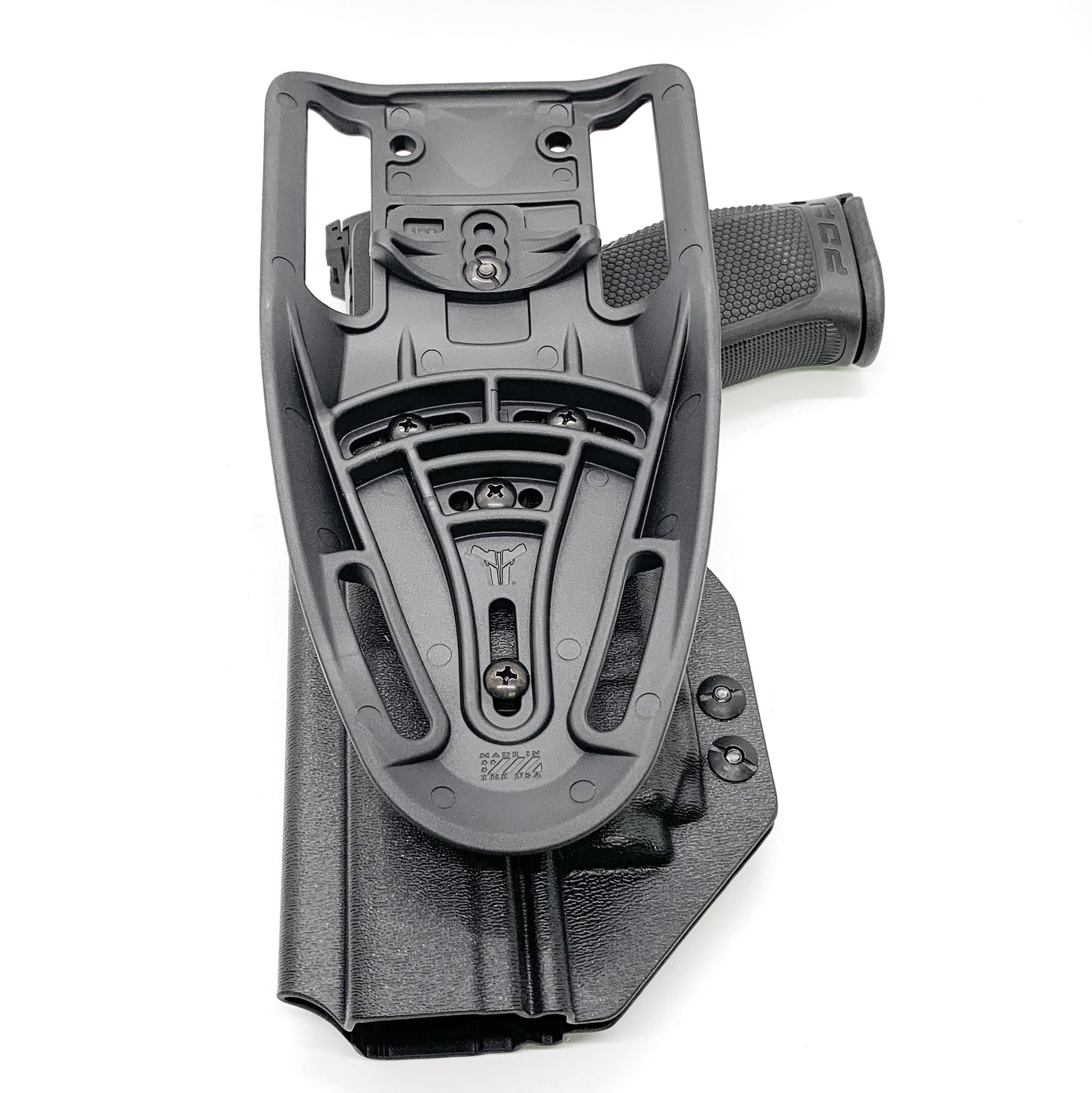 For the best OWB Walther PDP 5" Full-Size, Compact 5", PDP Pro SD 4.5" & 5.1" & Streamlight TLR-8 A Competition Holster, shop Four Brothers Holsters.