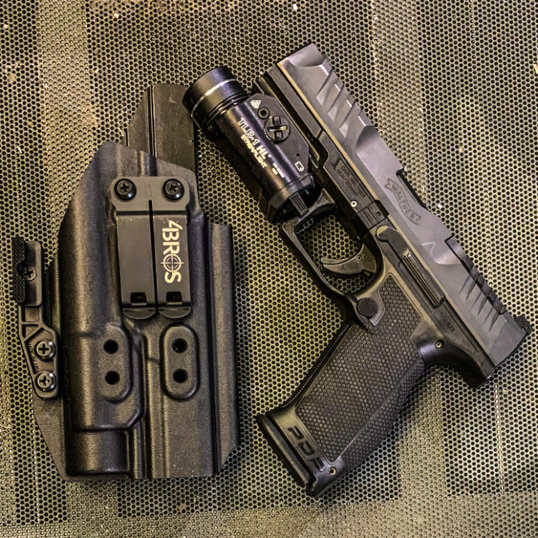 For the best Inside Waistband IWB AIWB Holster for the Walther PDP 5" Full-Size pistol with the Streamlight TLR-1 or TLR-1HL shop Four Brothers Holsters. 