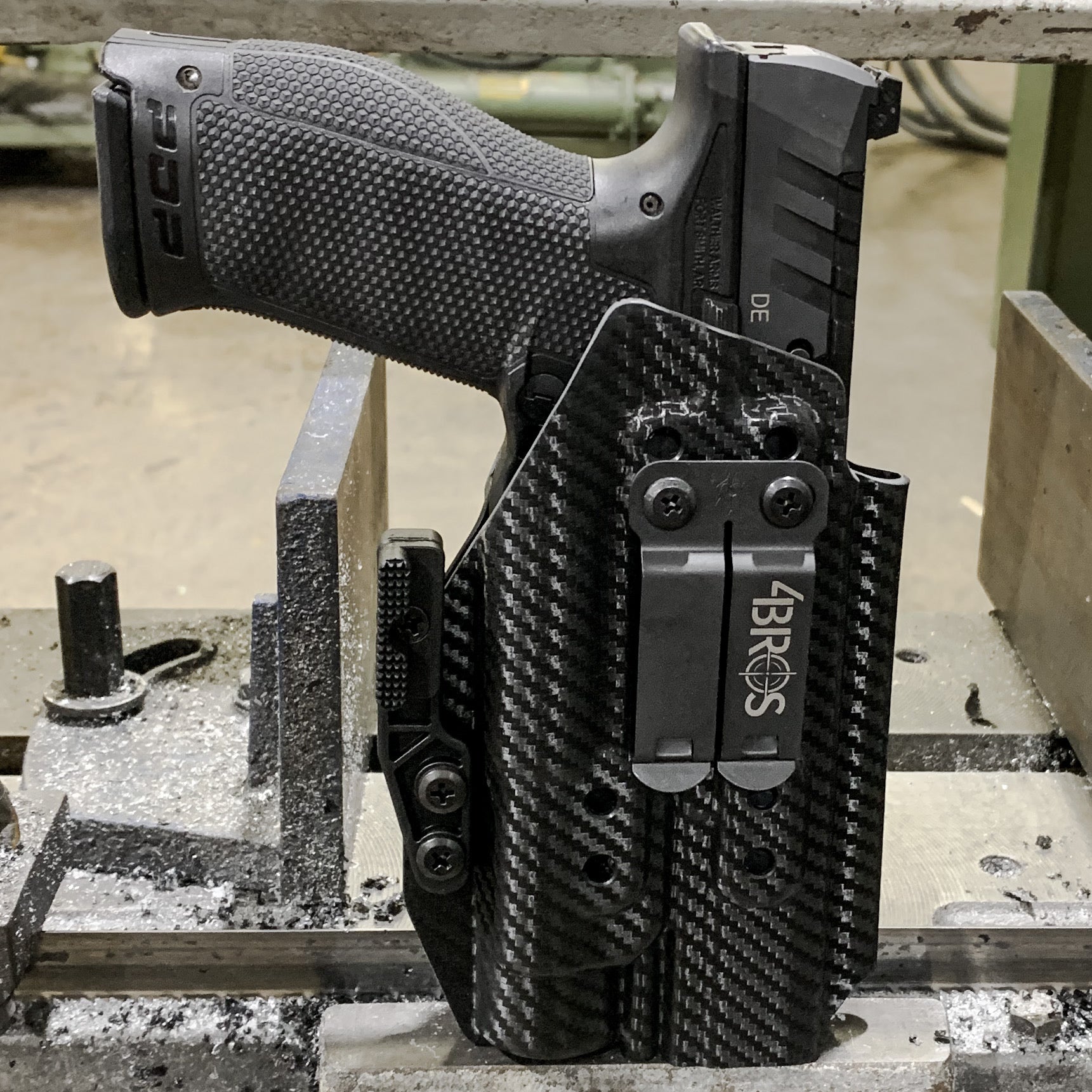 For the best Inside Waistband IWB AIWB Holster for the Walther PDP 5" Full-Size pistol with the Streamlight TLR-1 or TLR-1HL shop Four Brothers Holsters. 