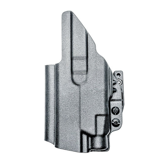 Black IWB Kydex Inside Waistband Holster for the Walther PDP 4" Compact pistol & Streamlight TLR-7 X, A, or HL-X, with a DCC Monoblock and a Modwing.