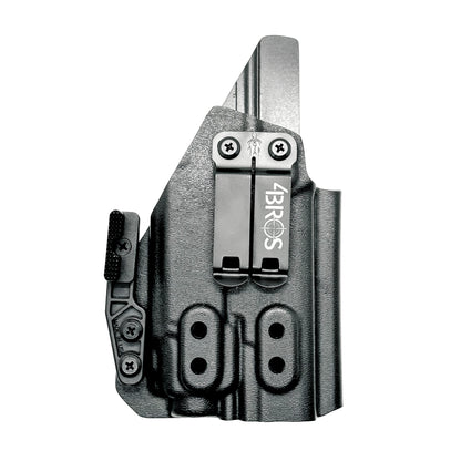 For the best Inside Waistband IWB AIWB Holster for the Walther PDP Compact 4" pistol with Streamlight TLR-8 weapon-mounted light shop Four Brothers Holsters. 