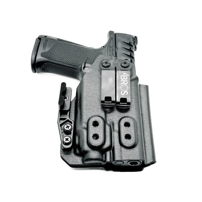 For the best Inside Waistband IWB AIWB Holster for the Walther PDP Compact 4" pistol with Streamlight TLR-8 weapon-mounted light shop Four Brothers Holsters. 