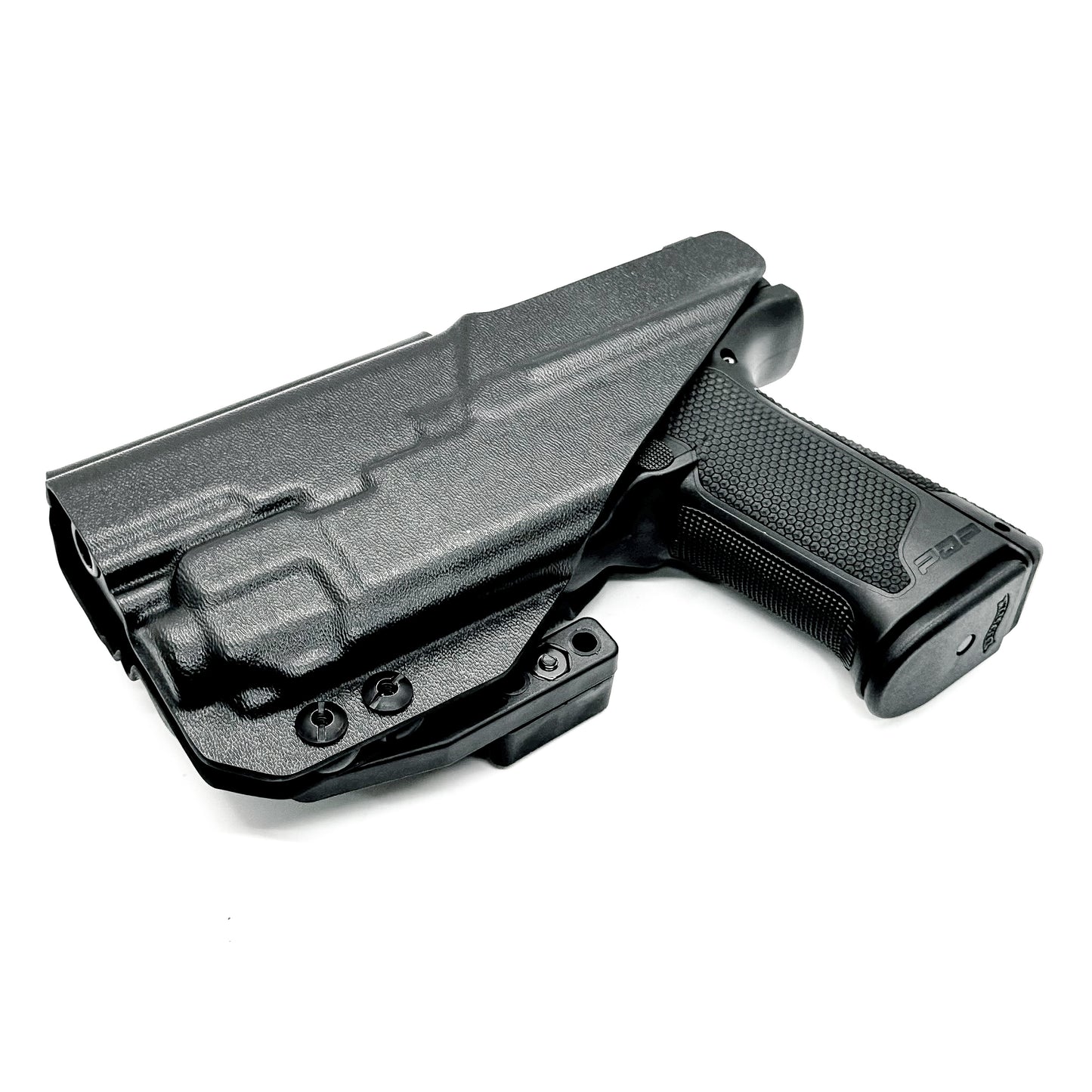 For the best Inside Waistband IWB AIWB Holster for the Walther PDP Compact 4" pistol with Streamlight TLR-8 weapon-mounted light shop Four Brothers Holsters. 